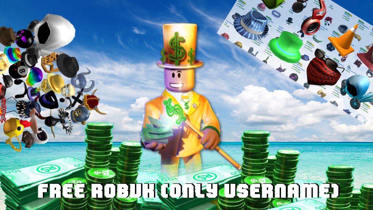 get free robux only username